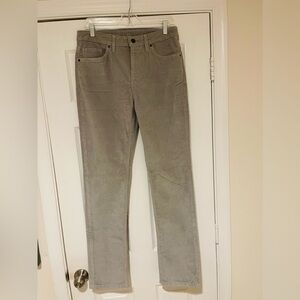 Women’s Patagonia Corduroy Gray Organic Cotton Straight Leg Pants Size 30 (10)